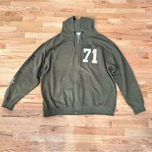 Disney Parks Authentic  Magic Kingdom Since 1971 Green Zip Up Hoodie See Note